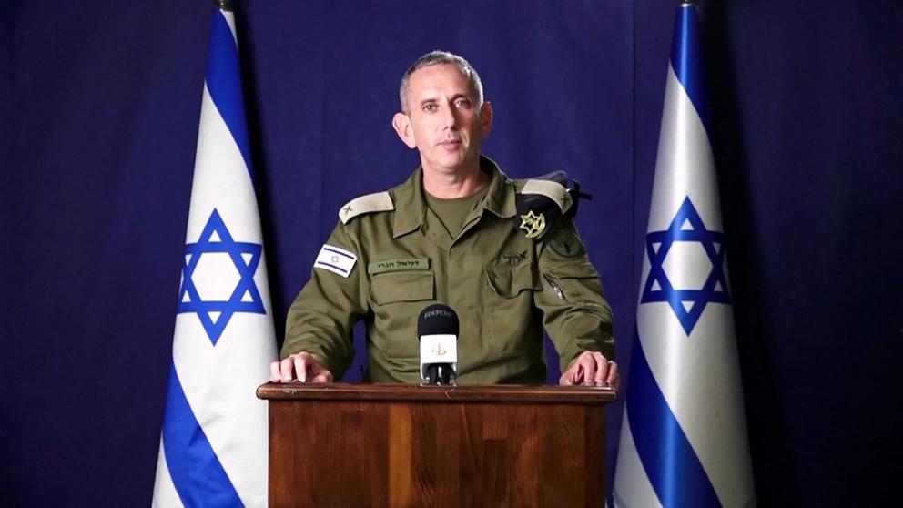 Rear Adm. Daniel Hagari, a spokesperson for the Israel Defense Forces (IDF)