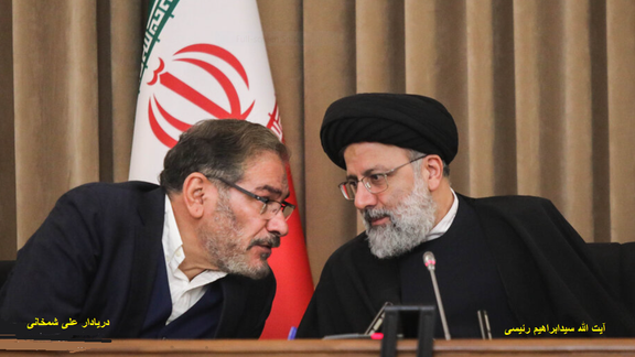 Ali Shamkhani and President Ebrahim Raisi
