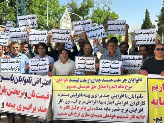 اعتراضهای نانوایان در شهرهای مختلف ایران ادامه دارد