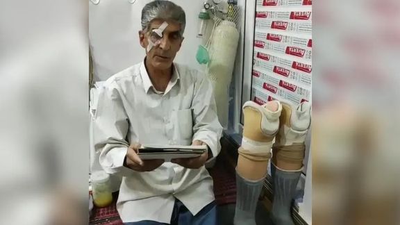 Iranian war veteran Mohammad-Ali Heydari-Bigi