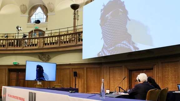 The London tribunal in session in London. February 5, 2022