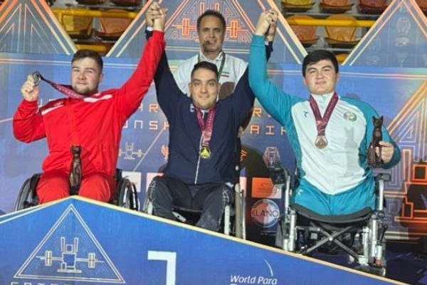 مانی سعیدی قهرمان پاراوزنهبرداری جوانان جهان شد