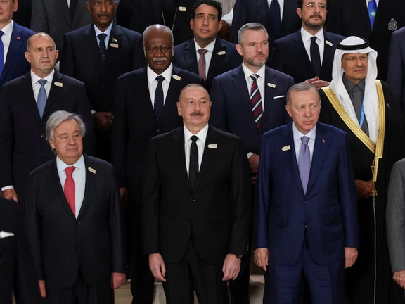 انتقاد علیاف از کشورهای غربی در کاپ۲۹: میخواهند منابع انرژی ما را تخریب کنند