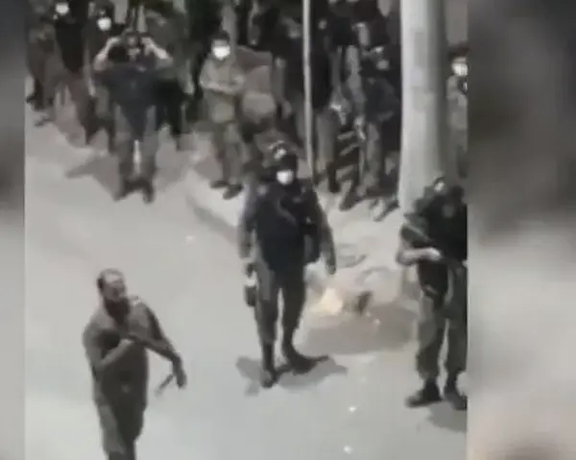 A protest in Iran