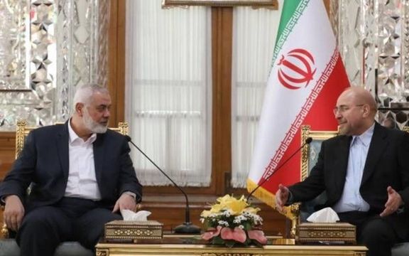 رییس دفتر سیاسی حماس با محمدباقر قالیباف دیدار کرد