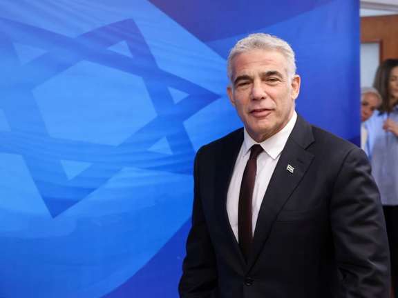 Israeli foreign ministyer Yair Lapid