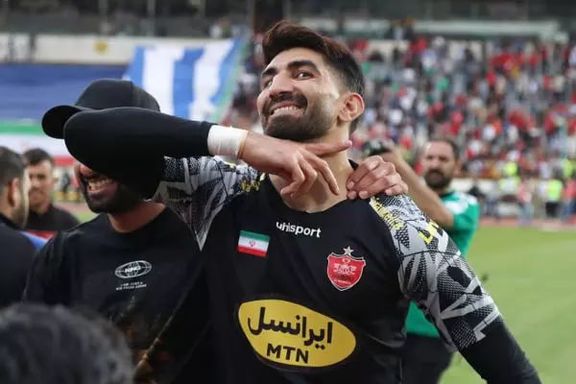 استناد پرسپولیس به حرکت «سر بریدن» بیرانوند مقابل استقلالیها برای اعتراض به رای او