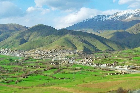A view from the town of Sarvabad in Kordestan province