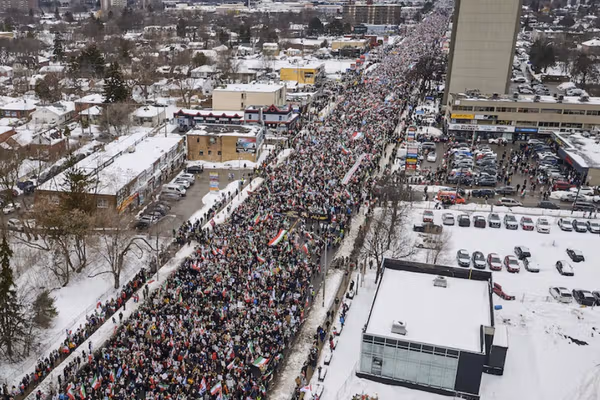 Over a million people rally worldwide in solidarity with Iran protests