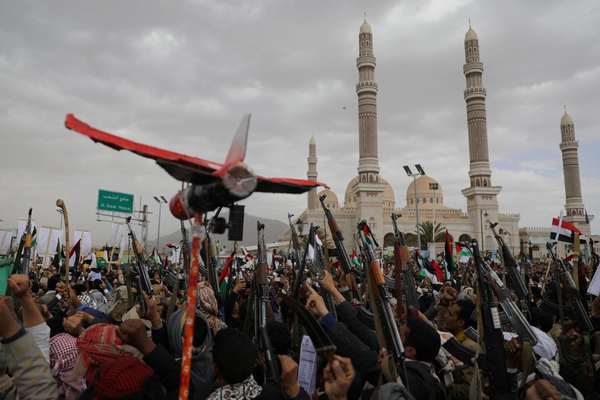 US Military Downs Four Iran-Backed Houthi Drones In Red Sea