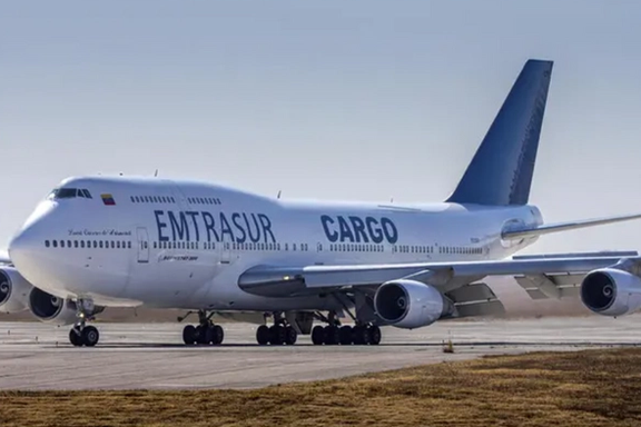 The impounded Venezuelan plane orginally belonging to Iran