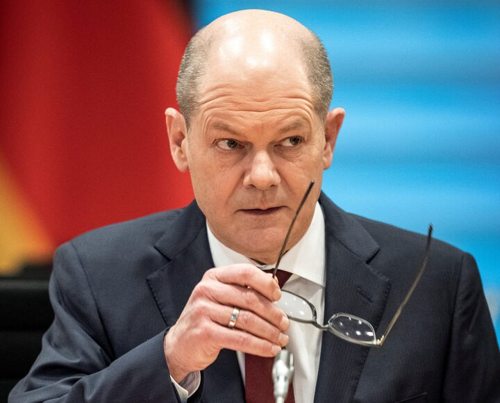 German Chancellor Olaf Scholz