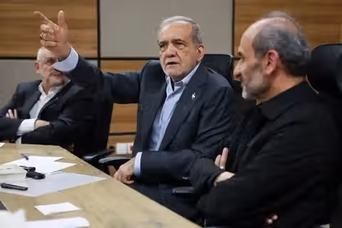 Pezeshkian camp slams state TV over Khamenei US talks edit