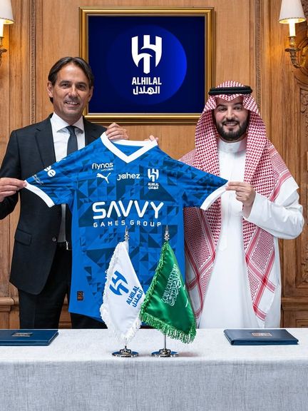 با اعلام رسمی باشگاه؛ سیمونه اینزاگی، سرمربی الهلال عربستان سعودی شد