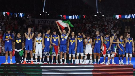 تیم ملی والیبال ایتالیا پس از ۲۴ سال قهرمان جهان شد