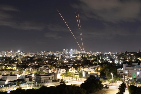 Israel's Iron Dome anti-missile system intercepts rockets, as seen from Ashkelon, Israel, October 1, 2024