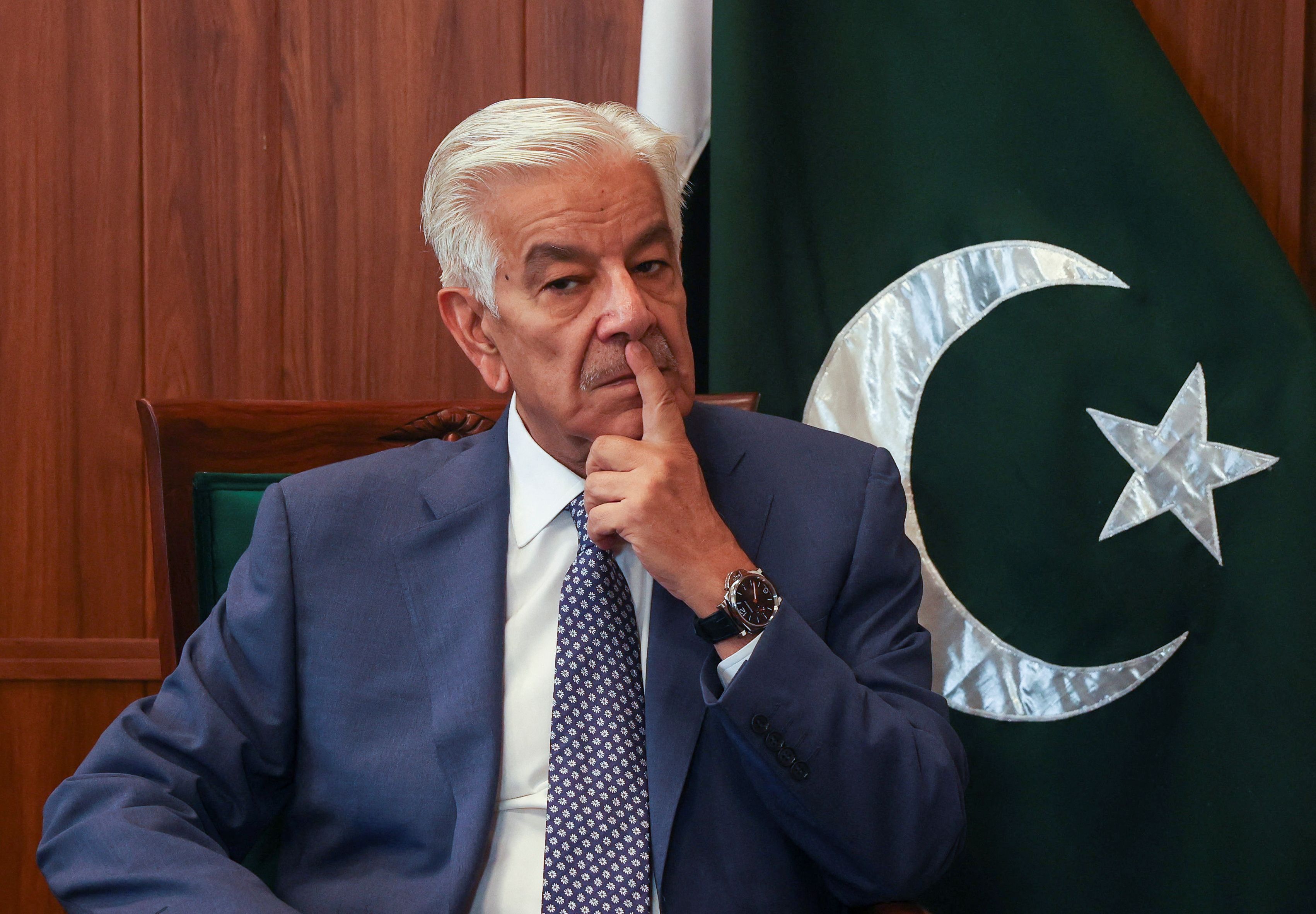 خواجه محمد آصف، وزیر دفاع پاکستان، رویترز