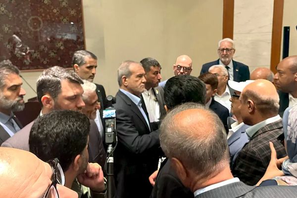 Under fire at home, Pezeshkian misses own VIP dinner send-off at UN