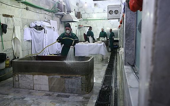 وكالة تسنيم الإيرانية: توقف "غسل الموتى" بعد إضراب عمال مقبرة "بهشت زهرا" بطهران