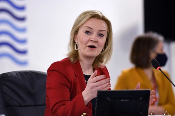 British Foreign Secretary Liz Truss