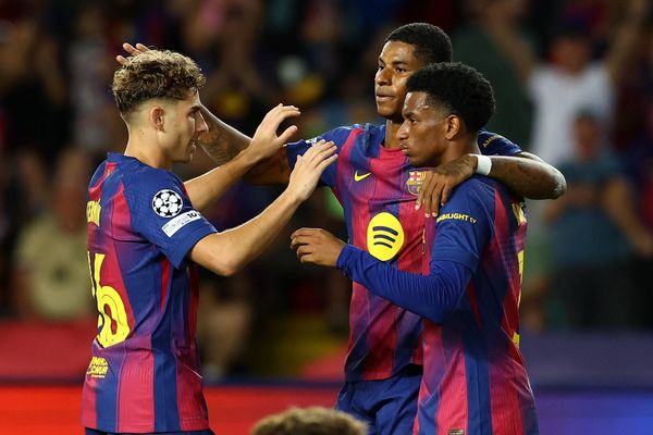 بارسلونا ۶-۱ المپیاکوس؛ برتری کوبنده تیم هانسی فلیک در آستانه الکلاسیکو