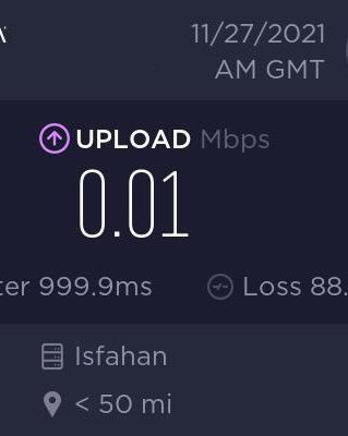 بر اساس گزارشها، اینترنت تلفن همراه در بسیاری از نقاط اصفهان قطع یا بسیار کند شده است