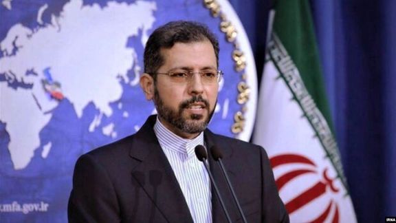 Iran's foreign ministry spokesman Saeed Khatibzadeh.