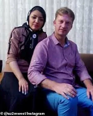 A photo on Michael White's Instagram page purportedly shows him and his Iranian girlfriend Samaneh