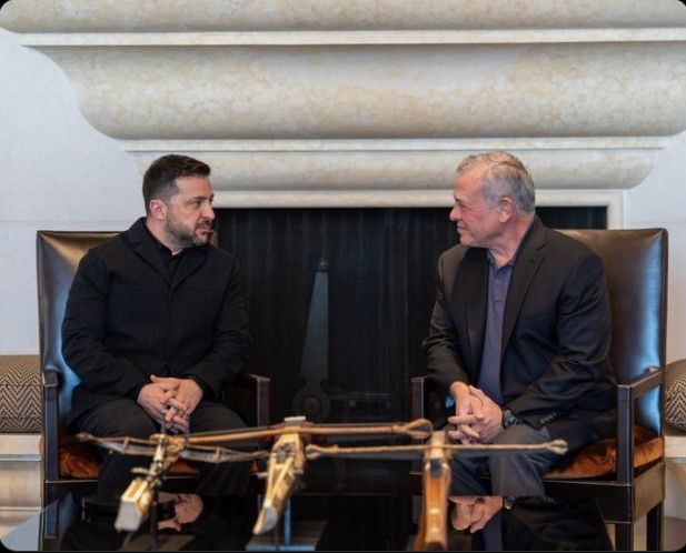 رهبران اوکراین و اردن در مورد همکاری‌های امنیتی و وضعیت خاورمیانه و خلیج فارس مذاکره کردند