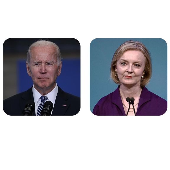 رئيسة الوزراء البريطانية الجديدة وبايدن يؤکدان على ضرورة منع إيران من حيازة أسلحة نووية