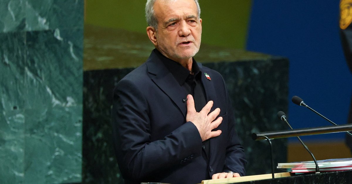 Pezeshkian gets the generals' applause, and no word from the man above them