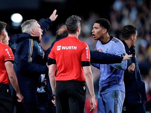 در پی گزارش داور بازی با والنسیا؛ بلینگام دو بازی آینده رئال مادرید را از دست داد