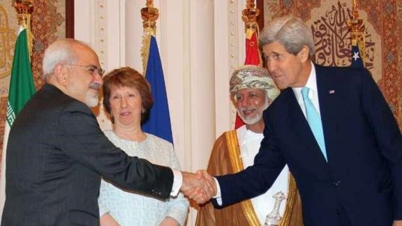 Zarif and Kerry meeting sometime early in the nuclear talks during the Obama administration