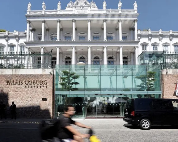 The Palais Coburg, the venue of Iran nuclear talks in Vienna