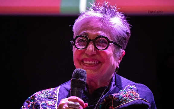 حضور رخشان بنیاعتماد بدون حجاب اجباری در جشنواره فیلم آتالانت فرانسه