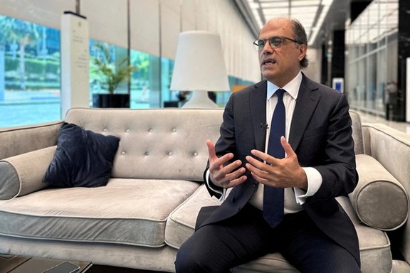 Jihad Azour, Director of the Middle East and Central Asia Department at the IMF, in an interview with Reuters in Dubai, May 2, 2023