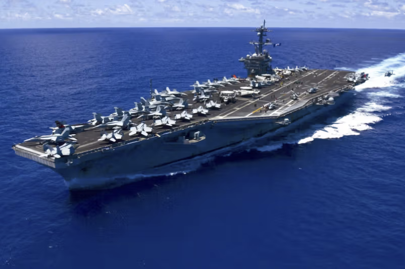 ناو هواپیمابر «یواس‌اس نیمیتز» در نزدیکی ایران دیده شد
