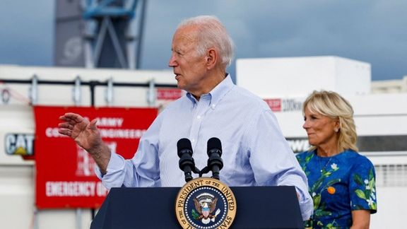 President Joe Biden and the First Lady visiting Puerto Rico on October 3, 2022
