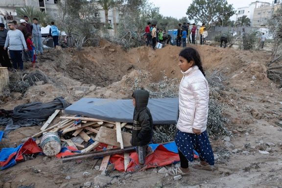 آوارگان فلسطینی در رفح، جنوب نوار غزه، سوم اردیبهشت