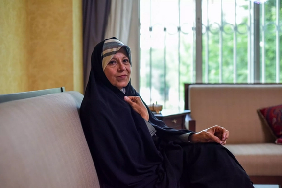 Faezeh Hashemi, the daughter of late President Akbar Hashemi-Rafsanjani