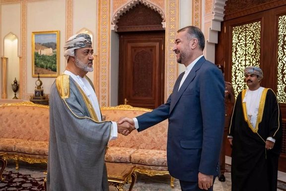 Sultan of Oman Haitham bin Tariq meets with Iran's Foreign Minister Hossein Amir Abdollahian in Muscat, Oman December 28, 2022.