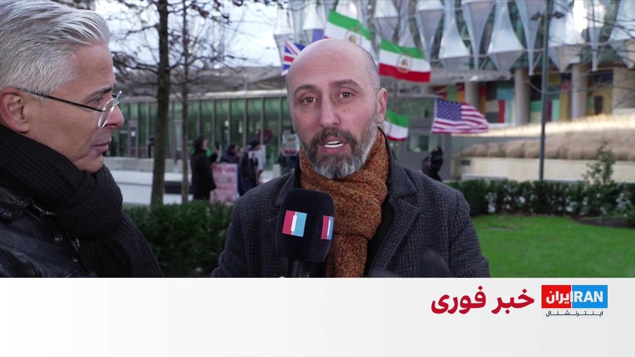 تحصن ۲ ایرانی مقابل کنسولگری آمریکا در لندن