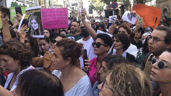 همبستگیها در ترکیه با خیزش سراسری مردم در ایران و اعتراض به قتل مهسا امینی ادامه دارد