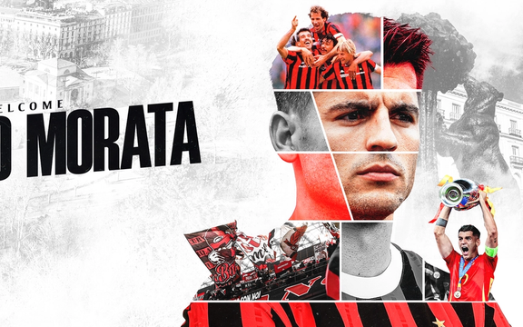 کاپیتان لاروخا در ایتالیا؛ آلوارو موراتا با قرارداد چهار ساله به آث میلان پیوست