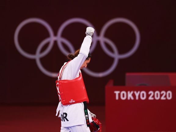 کیمیا علیزاده با شکست حریف چینی به نیمه نهایی المپیک رسید