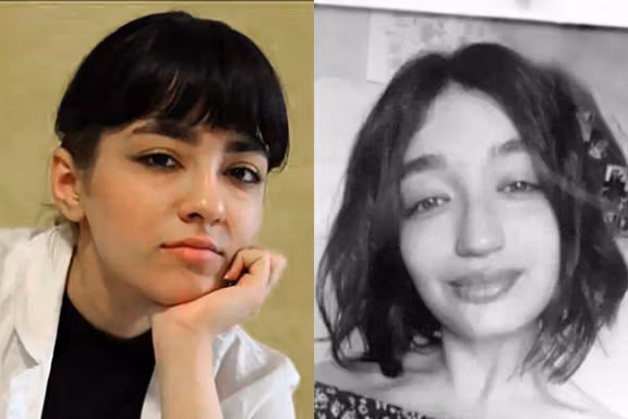 Nika Shakarami (left) and Sarina Esmailzadeh, both 16-year-old, were killed during the protests