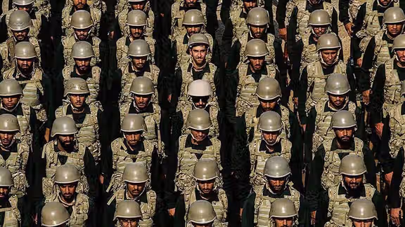 File photo of IRGC forces during a war game