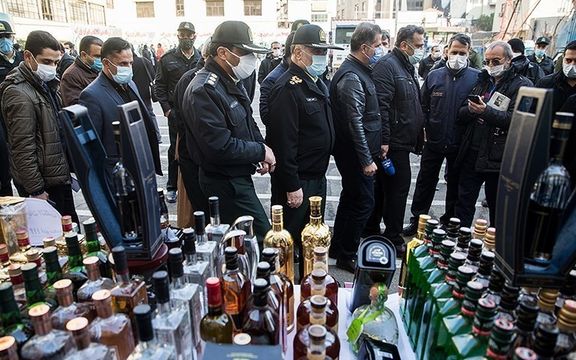 Confiscated bootleg alcohol by police authorities. (File photo)