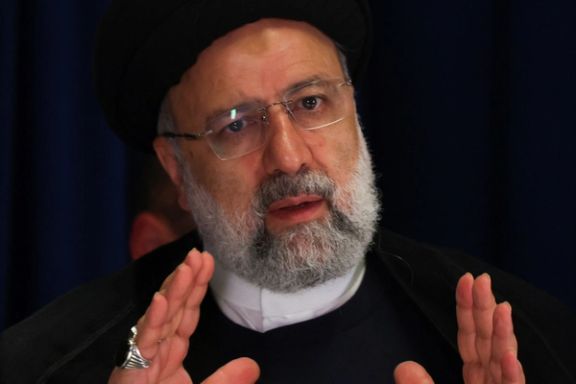 Iranian President Ebrahim Raisi speaks during a press conference concluding his appearance at the United Nations General Assembly, in New York City, September 20, 2023.