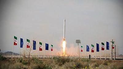 Nour-III satellite being launched from an undisclosed location